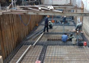 Công tác thi công móng tầng hầm tại  nhà thầu xây dựng uy tín quận 8