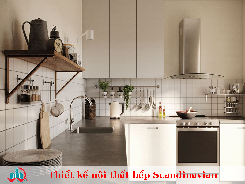 bếp phong cách scandinavian