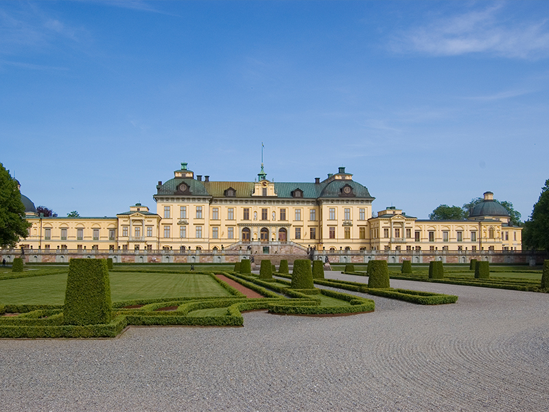 công trình kiến trúc châu âu cung điện hoàng gia drottningholm