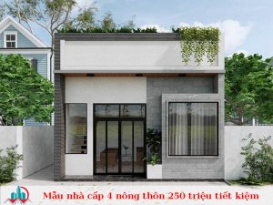 mẫu nhà cấp 4 nông thôn 250 triệu