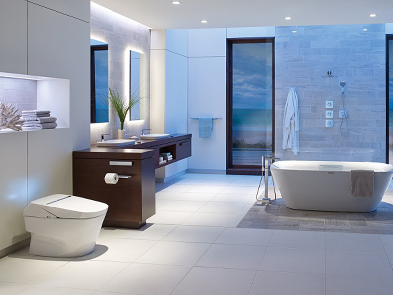 mẫu thiết kế nhà vệ sinh và nhà tắm riêng nhiều gương tường
